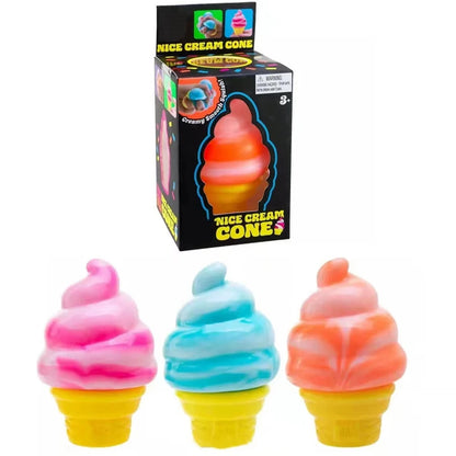 NeeDoh Nice Cream Cone — Squishy Fidget Toy