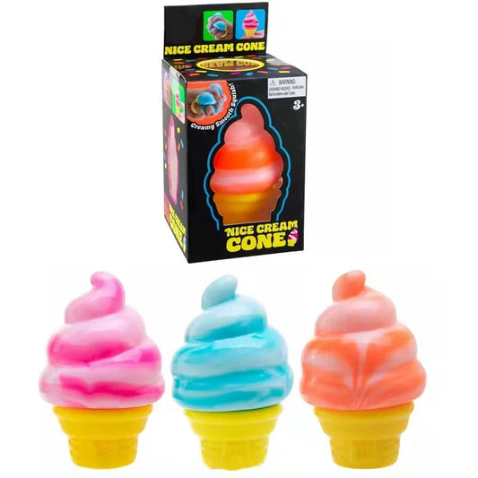 NeeDoh Nice Cream Cone — Squishy Fidget Toy