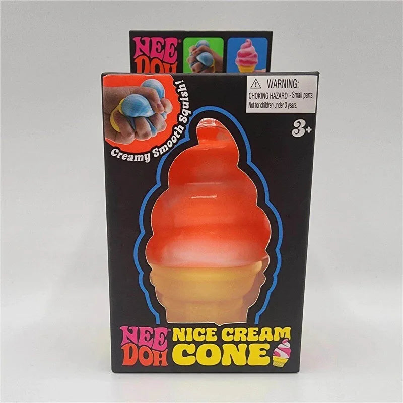 NeeDoh Nice Cream Cone — Squishy Fidget Toy