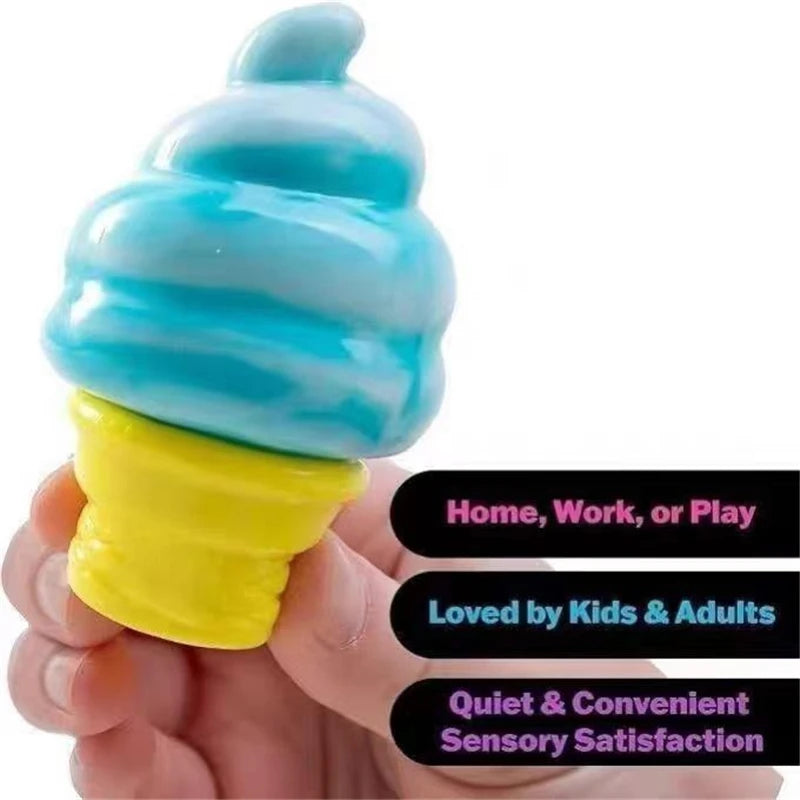 NeeDoh Nice Cream Cone — Squishy Fidget Toy