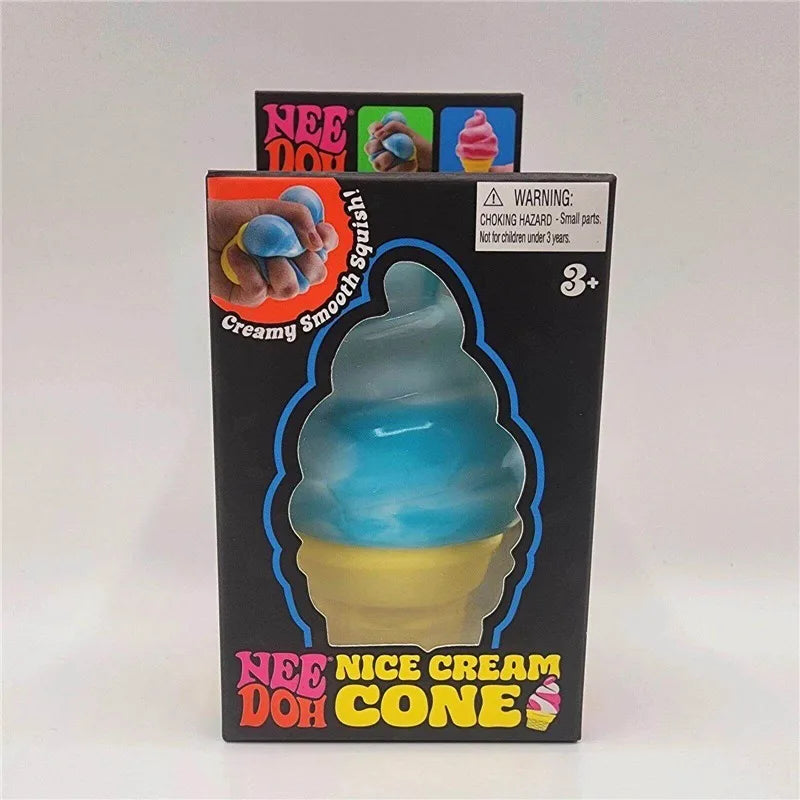 NeeDoh Nice Cream Cone — Squishy Fidget Toy