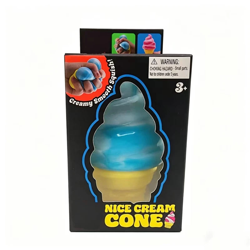NeeDoh Nice Cream Cone — Squishy Fidget Toy